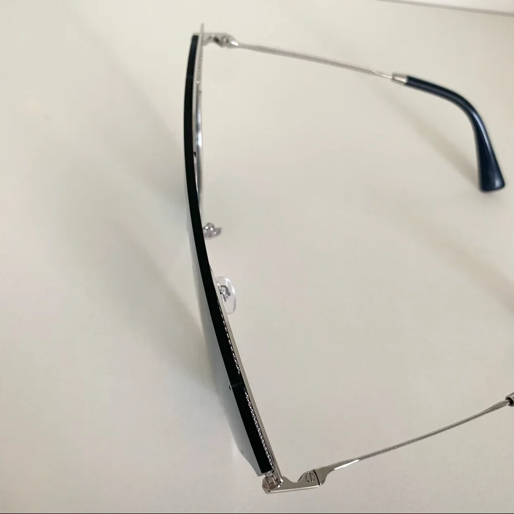 Valentino clear blue sunglasses